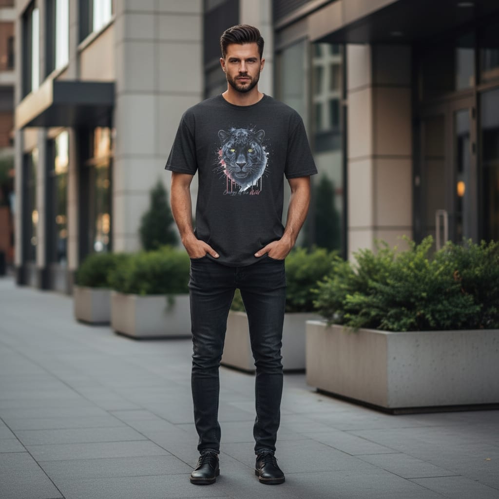 Men's Premium Heavyweight T-Shirt - Combed Ring-Spun Cotton