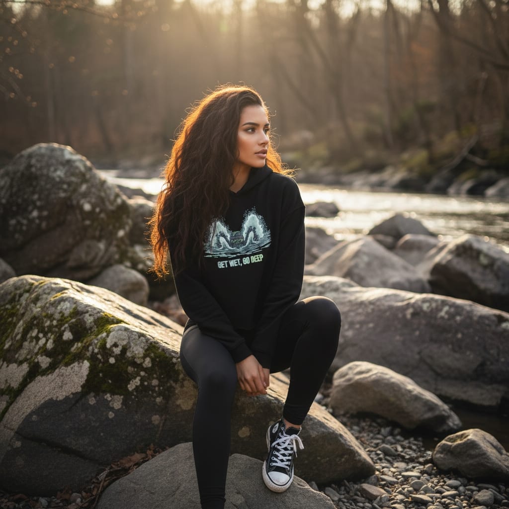 Women's Crop Hoodie - Stylish Cropped Sweatshirt