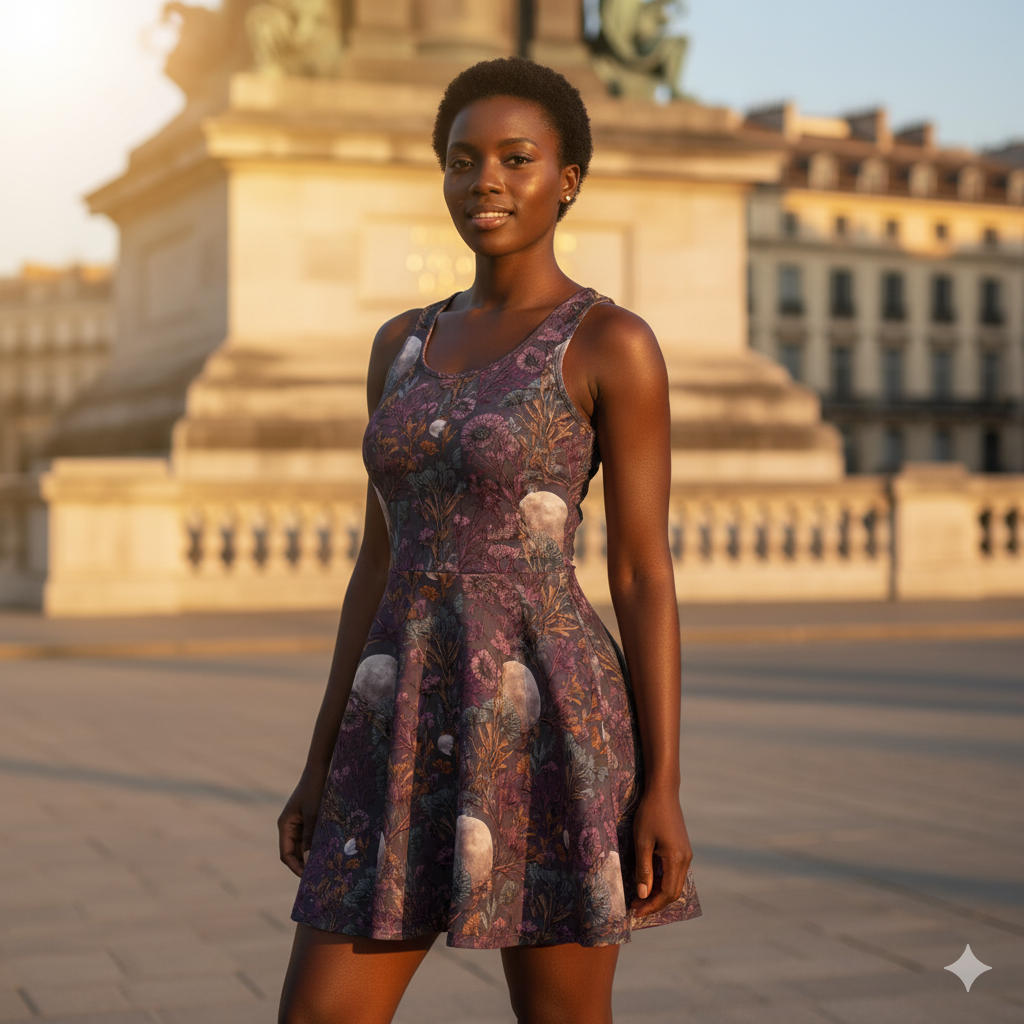 Witching Hour Threads - Midi Skater Dress - Halloween 02