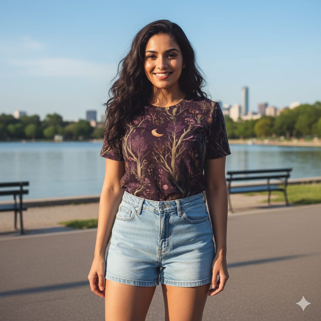 Witching Hour Threads - Women's Crew Neck T-shirt - Halloween