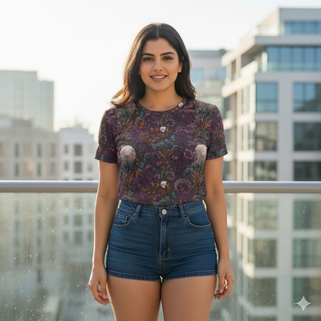 Witching Hour Threads - Women's Crew Neck T-shirt - Halloween 02