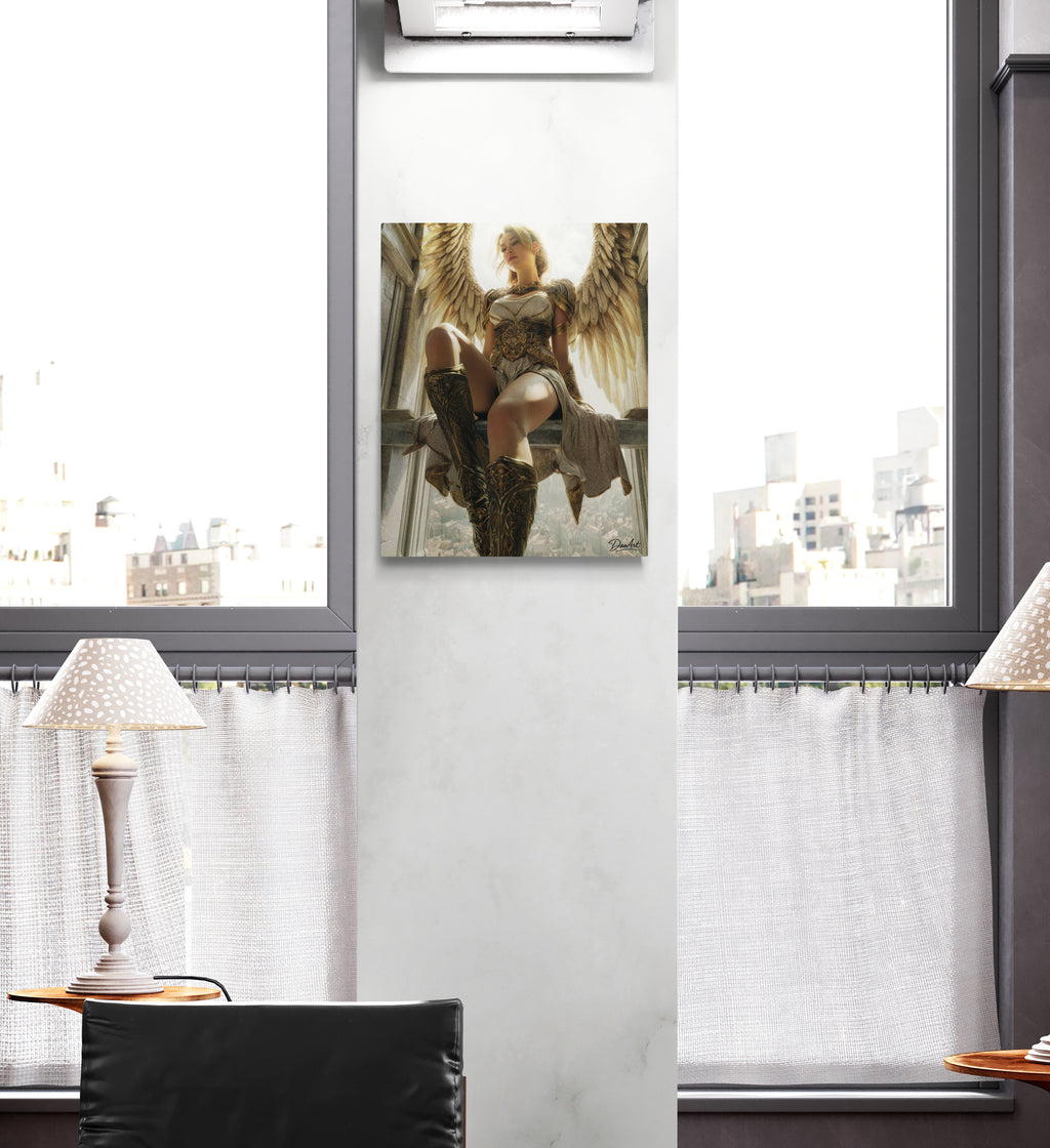 Hope perched on - Seraphael Dawnstar - Paper Poster