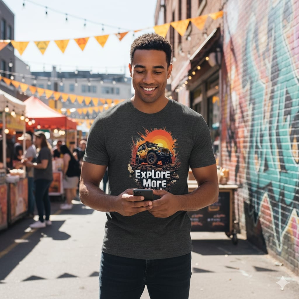 Explore More Unisex T-Shirt - Adventure Inspired Comfortable Tee