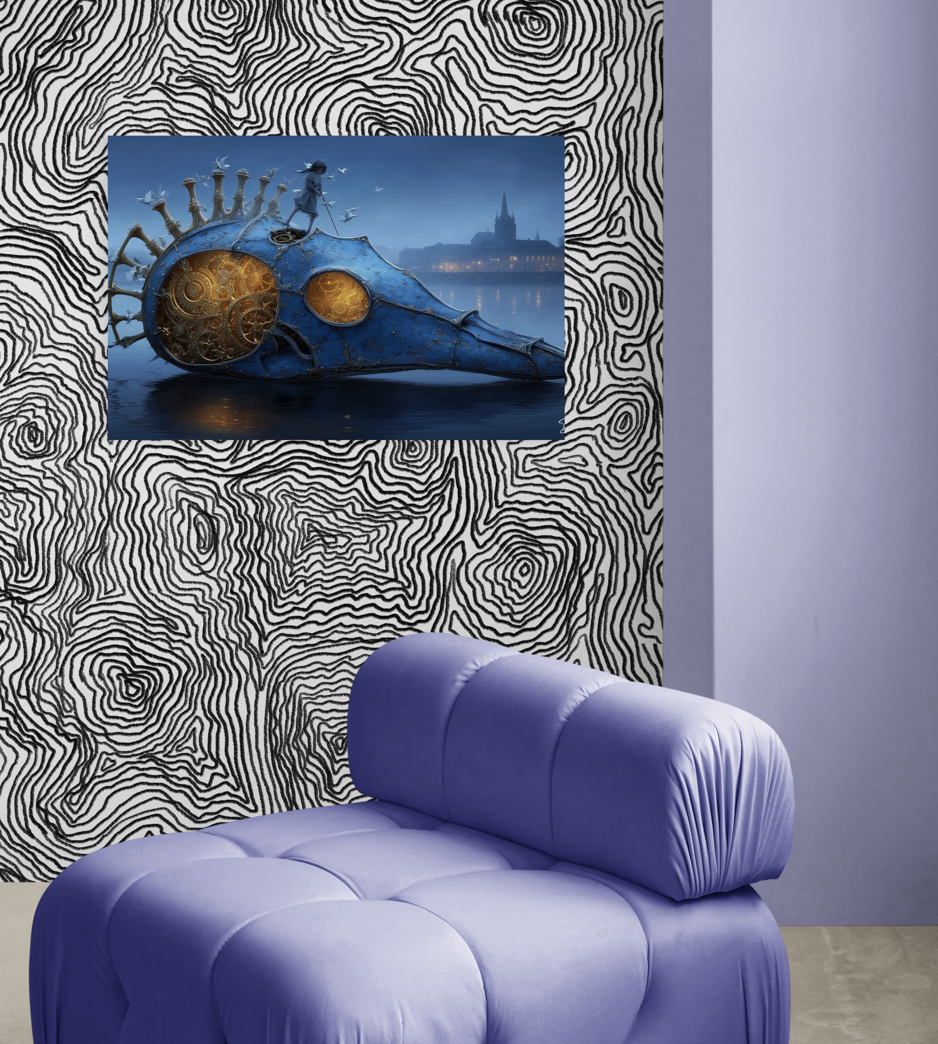 Post Apocalypse Regalia - Little Ghosts - Paper Poster