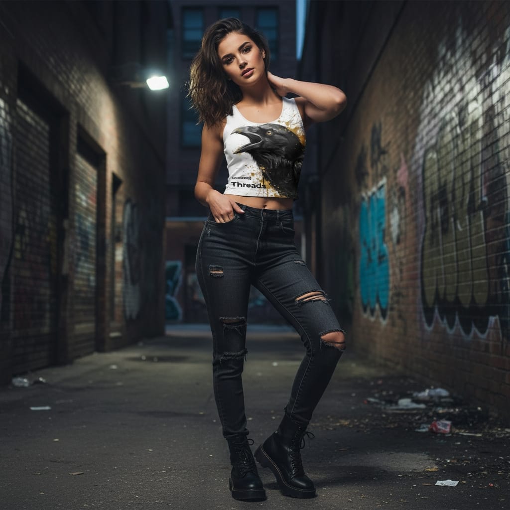 Women's All-Over Print Crop Top - Recycled Polyester Activewear