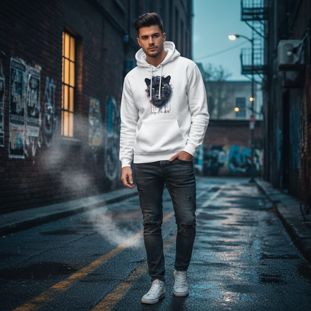 Unisex Hoodie - Premium Cotton Blend Streetwear Essential