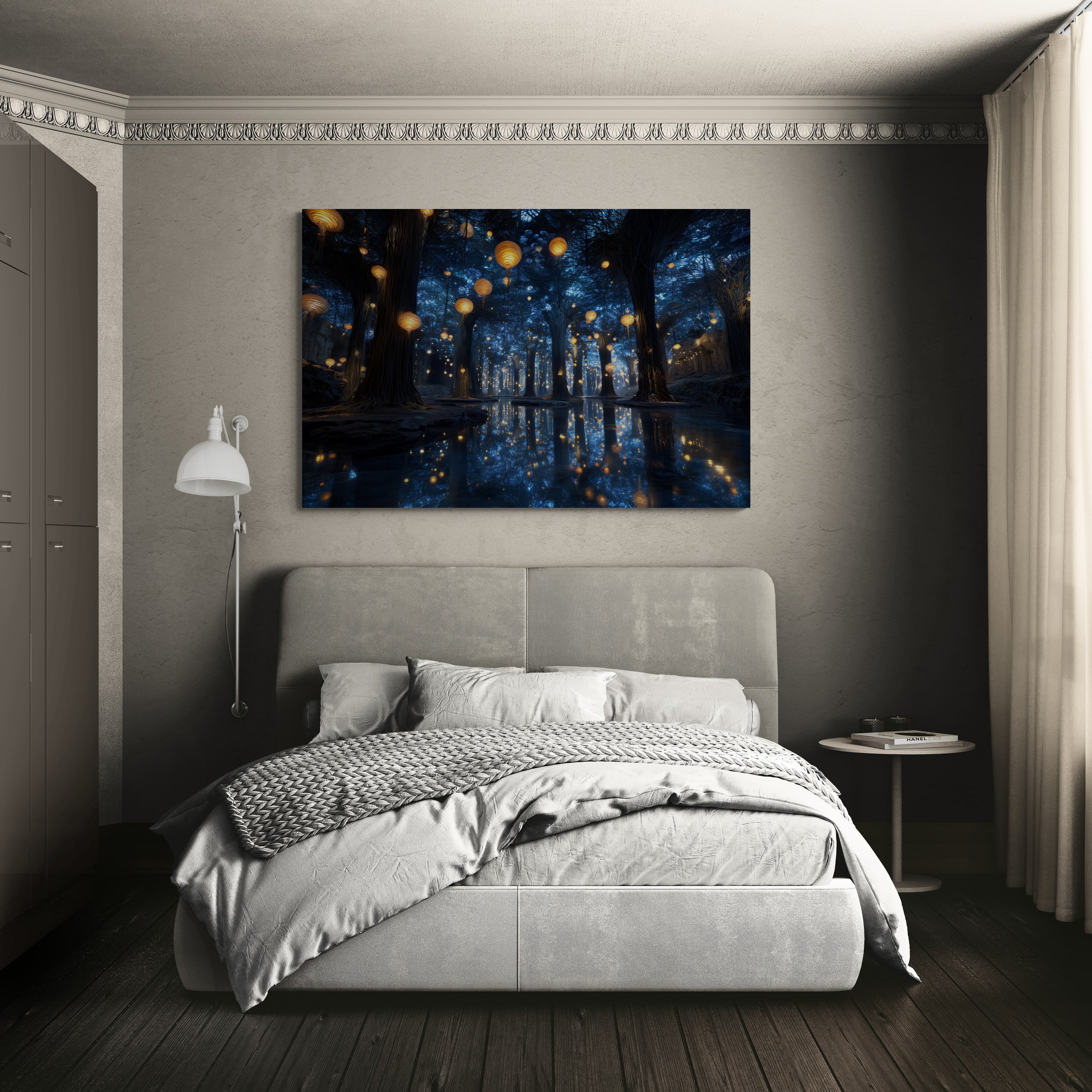 The Chandelier Forest and the Lake of Unlived Days - Wall Art
