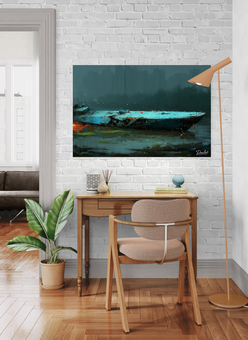 Post Apocalypse Regalia - Wreckage of Destruction - Wall Print