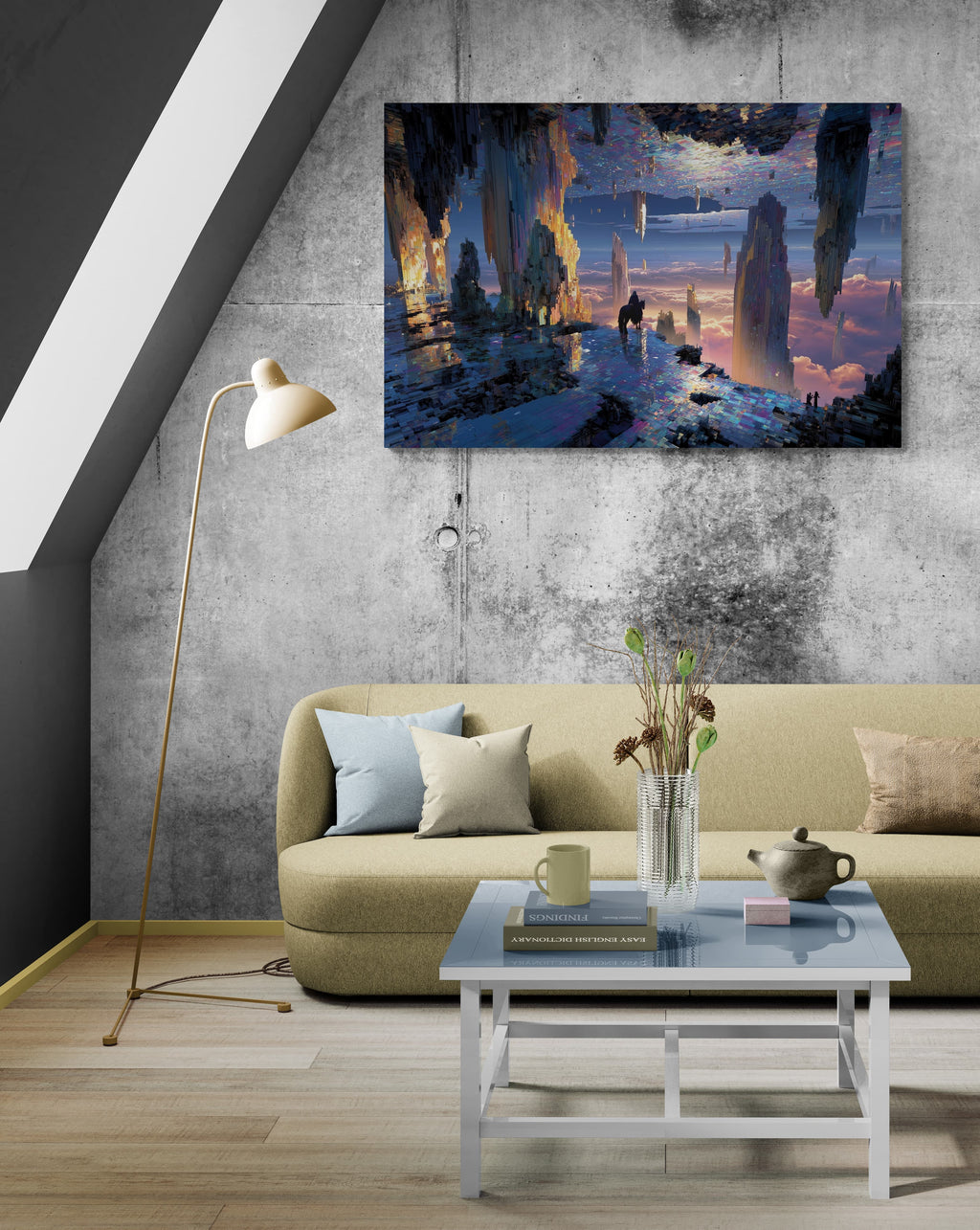Crystaline Ledge - Nostalgia- Wall Art
