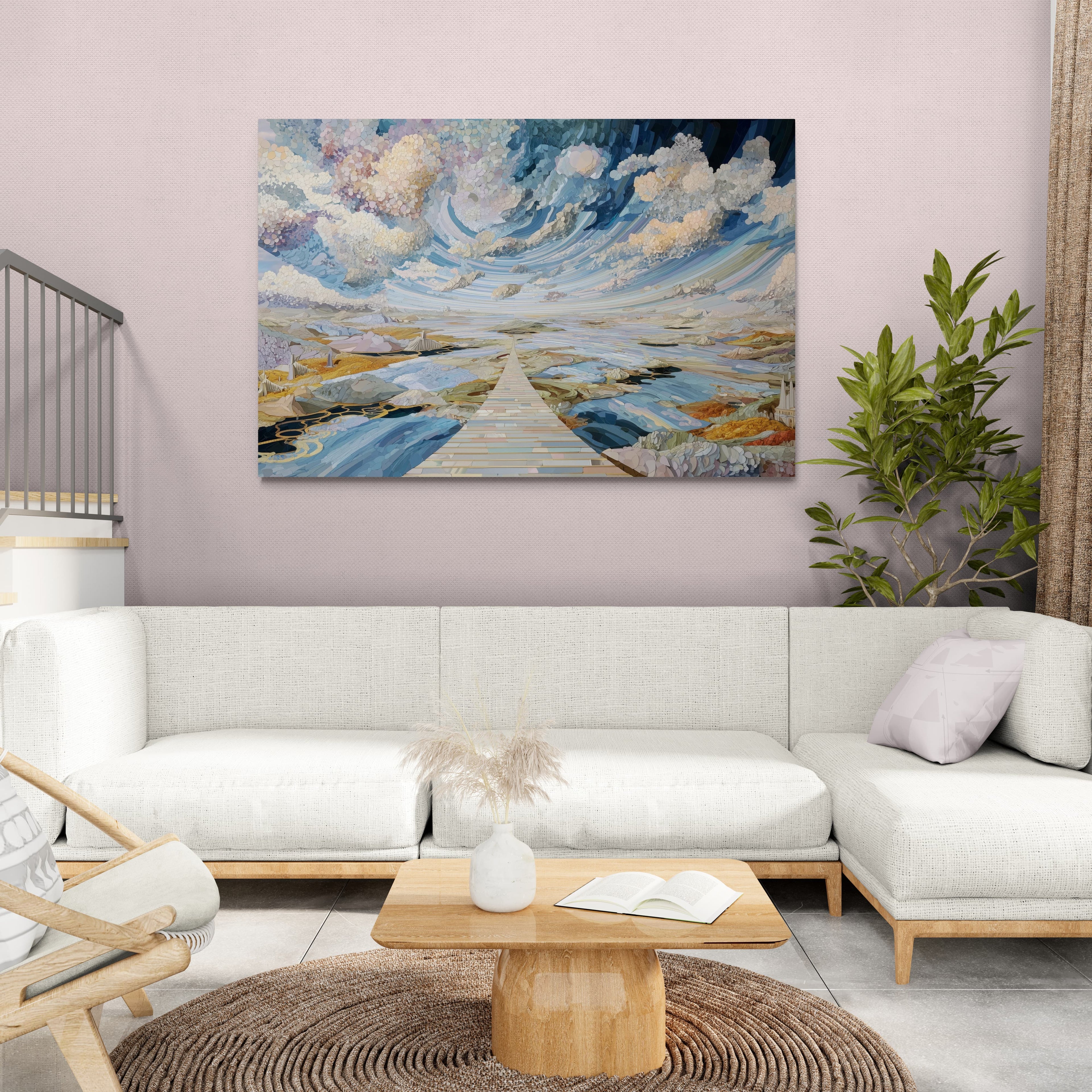 On a Shore of a Lake - Wall Art