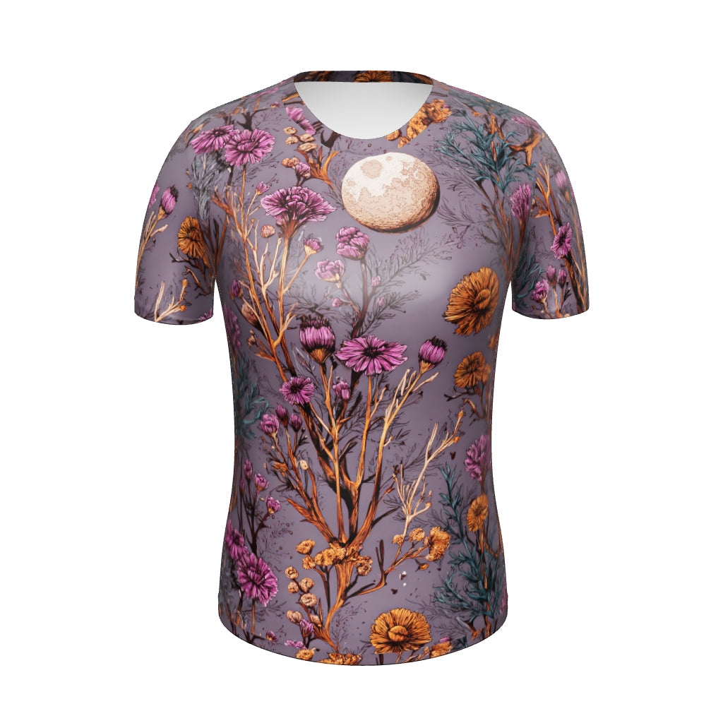 Women's Crew Neck T-shirt - Thorns and the Moon